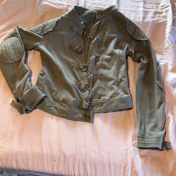 RAG DOLL Jackets & Blazers - RETRO RAG DOLL CROP JACKET 80s cotton patches S